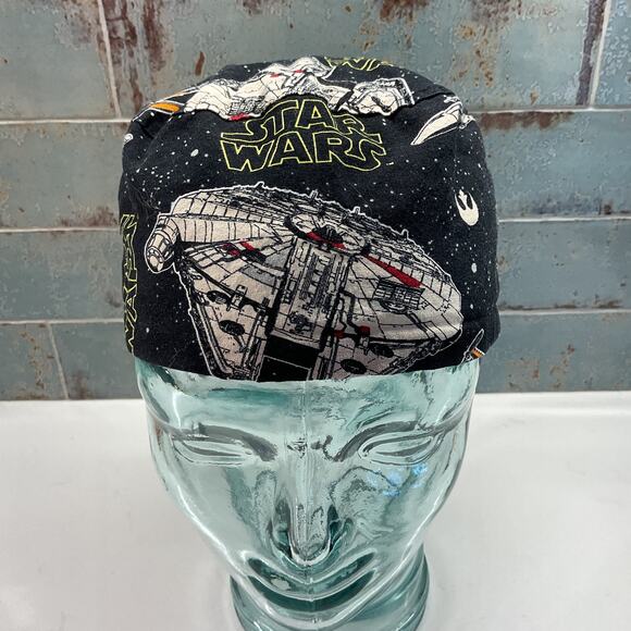 Mens Adjustable Cotton Star Wars Cap great for Scrub Cap, Veterinarian, ect - Picture 2 of 8